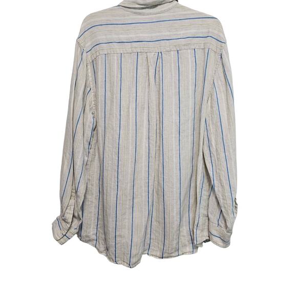 W.H. Belk Linen Shirt Womens Extra Large Button Up Classiccore Minimalist Ladies - Picture 2 of 5